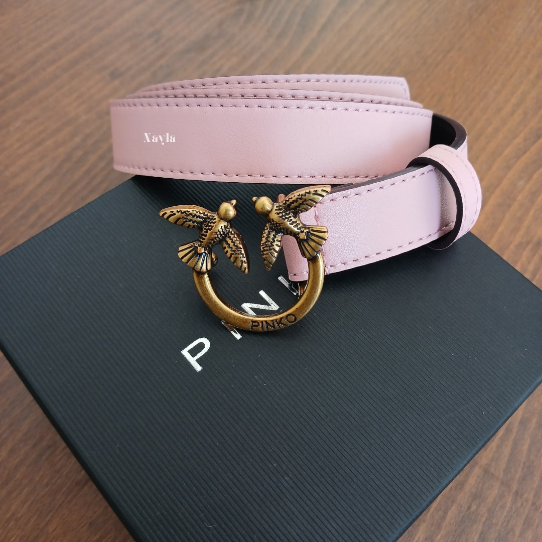 Ceinture PNK 2.5 cm - Rose Bébé