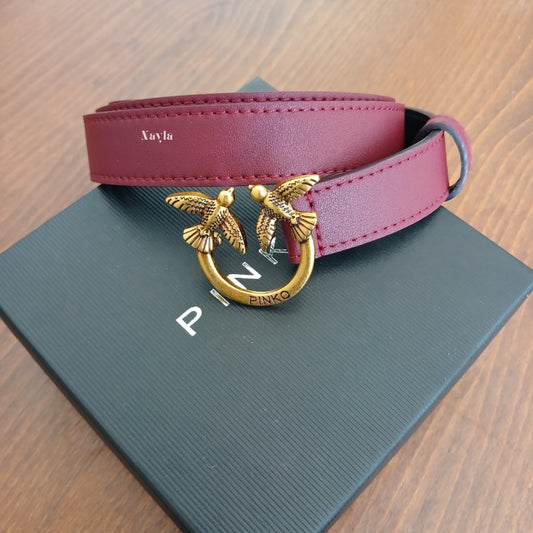 Ceinture PNK 2.5 cm - Bordeaux
