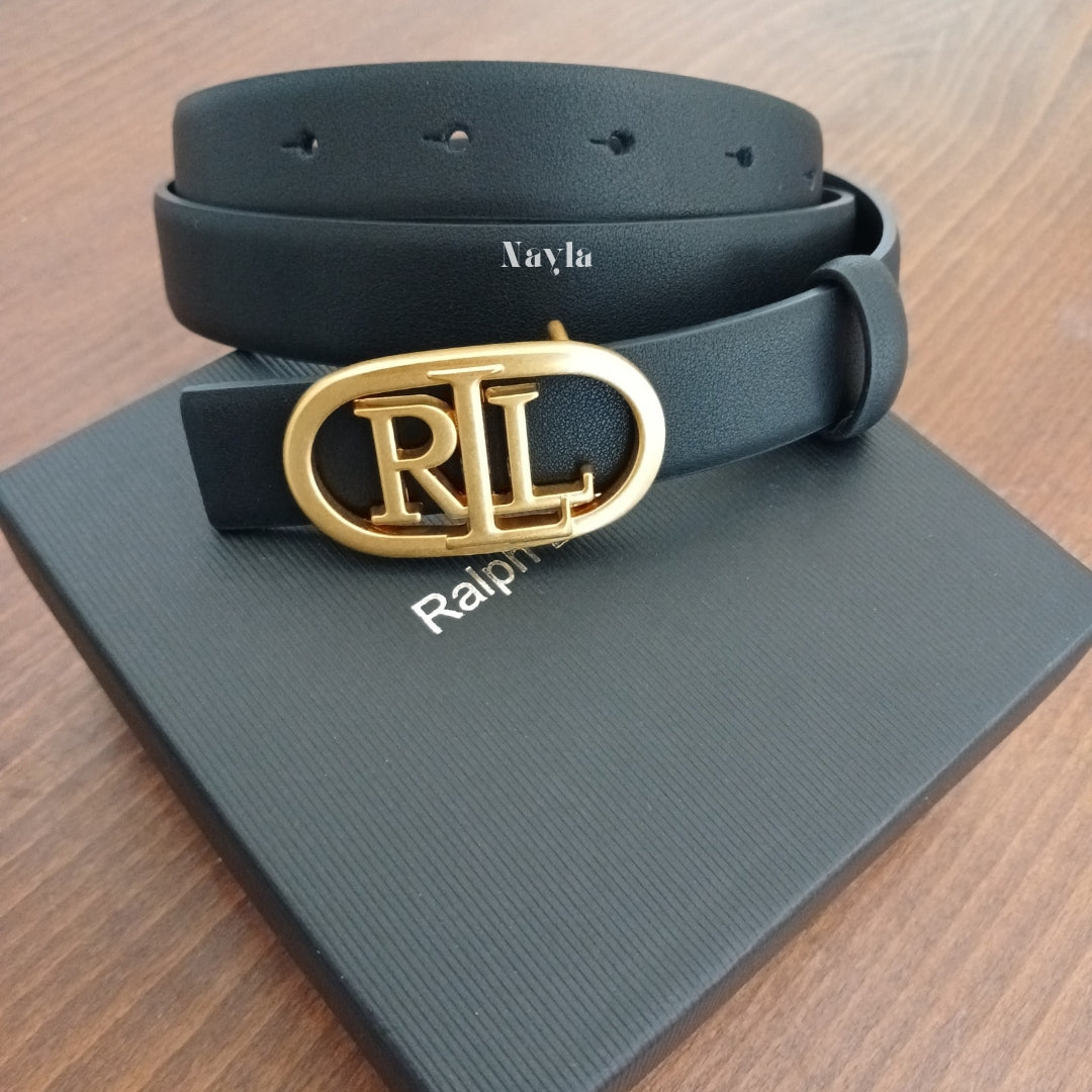 Ceinture Réversible RL - Full Black