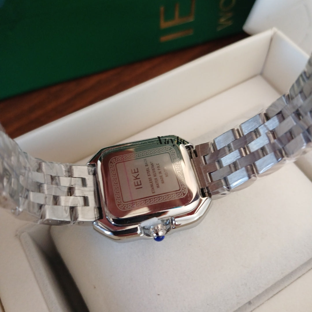 Montre IEKE Classique - Argenté / Blanc