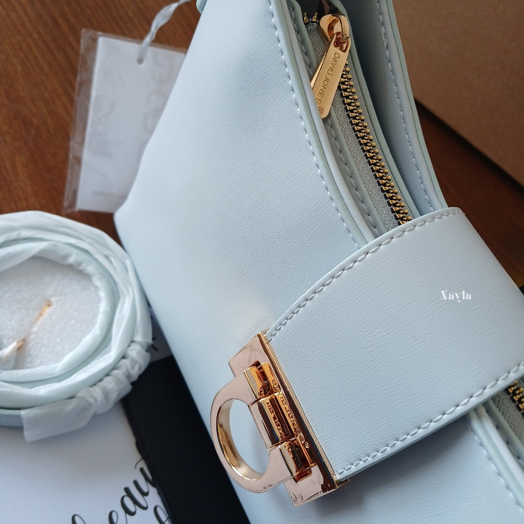 Sac porté épaule David Jones CM7418A - Bleu Ciel