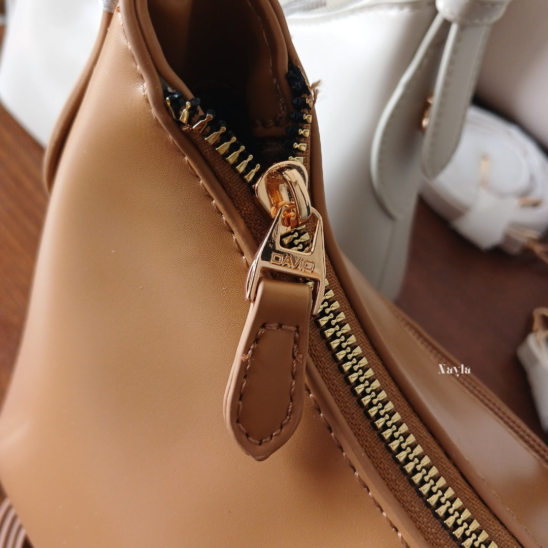 Sac porté épaule David Jones CM7516 - Camel