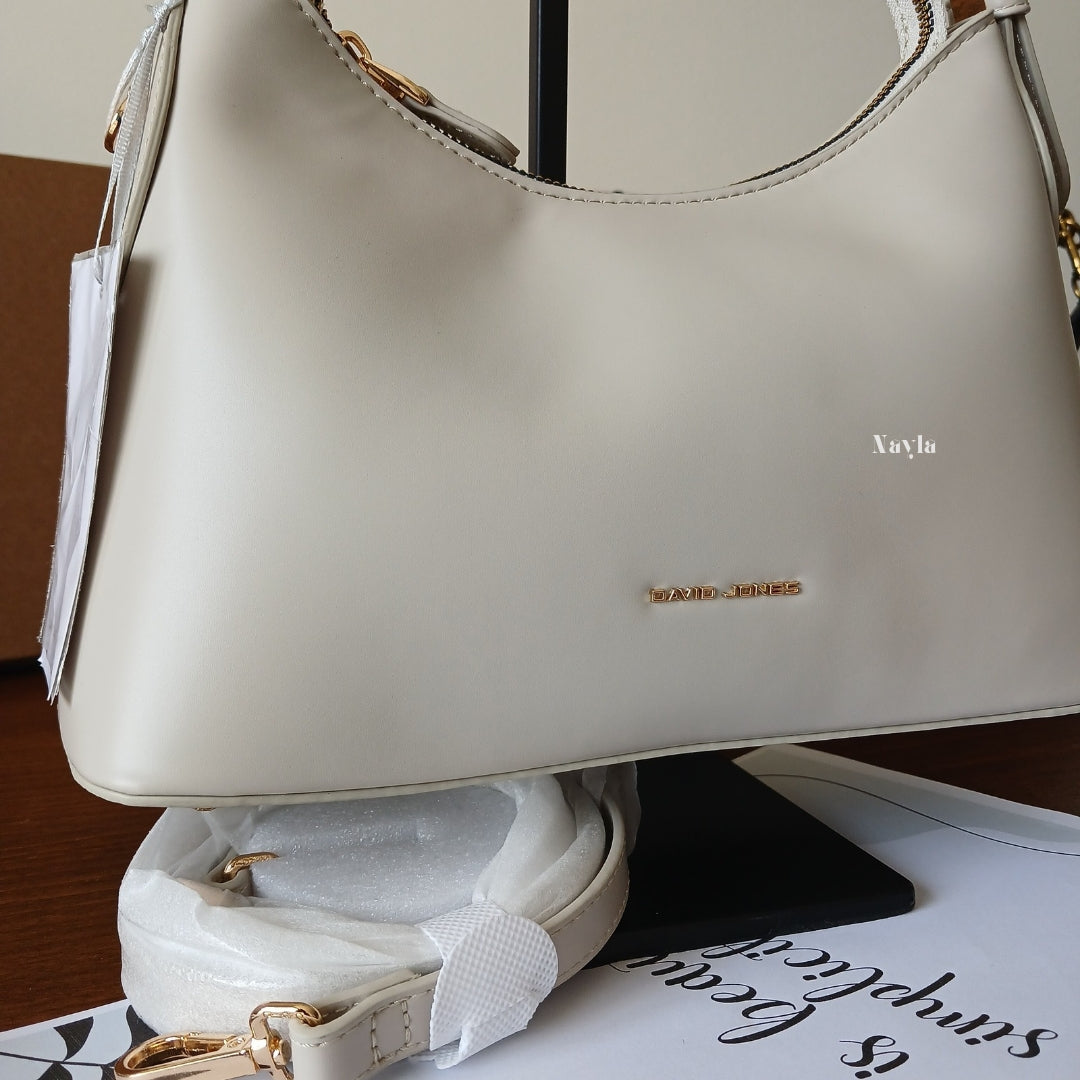 Sac porté épaule David Jones CM7516 - Beige Clair
