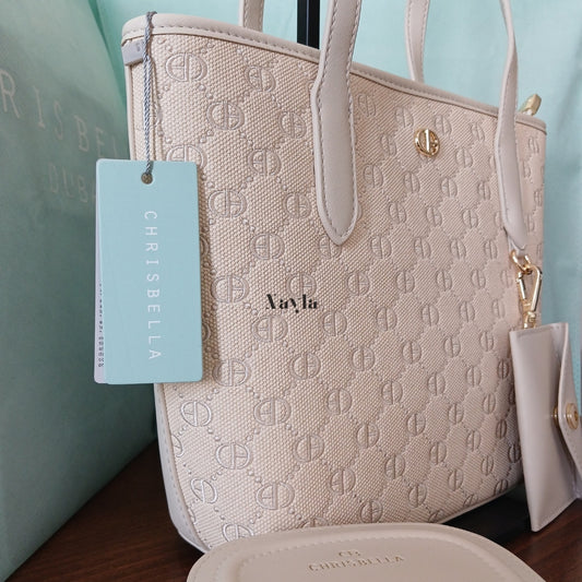 Sac à main Chrisbella Original - Blanc Cassé