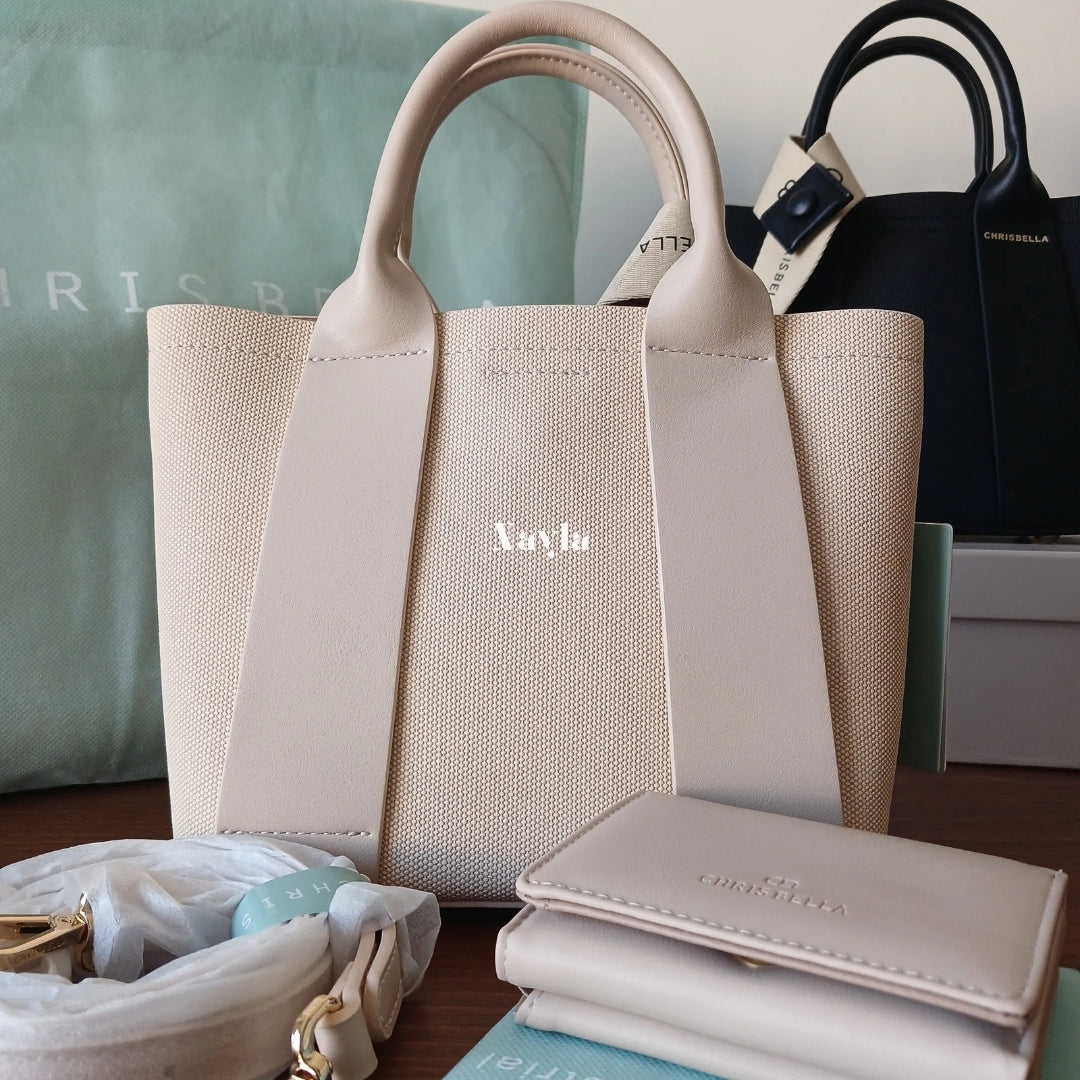 Sac à main Chrisbella - Blanc Cassé