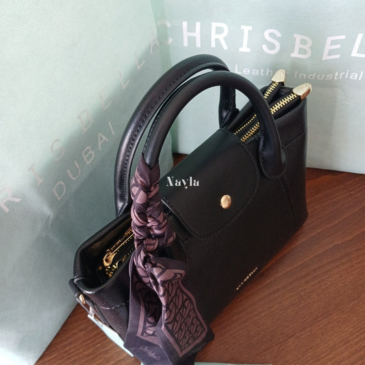 Sac à main Chrisbella Original 2en1 - Noir