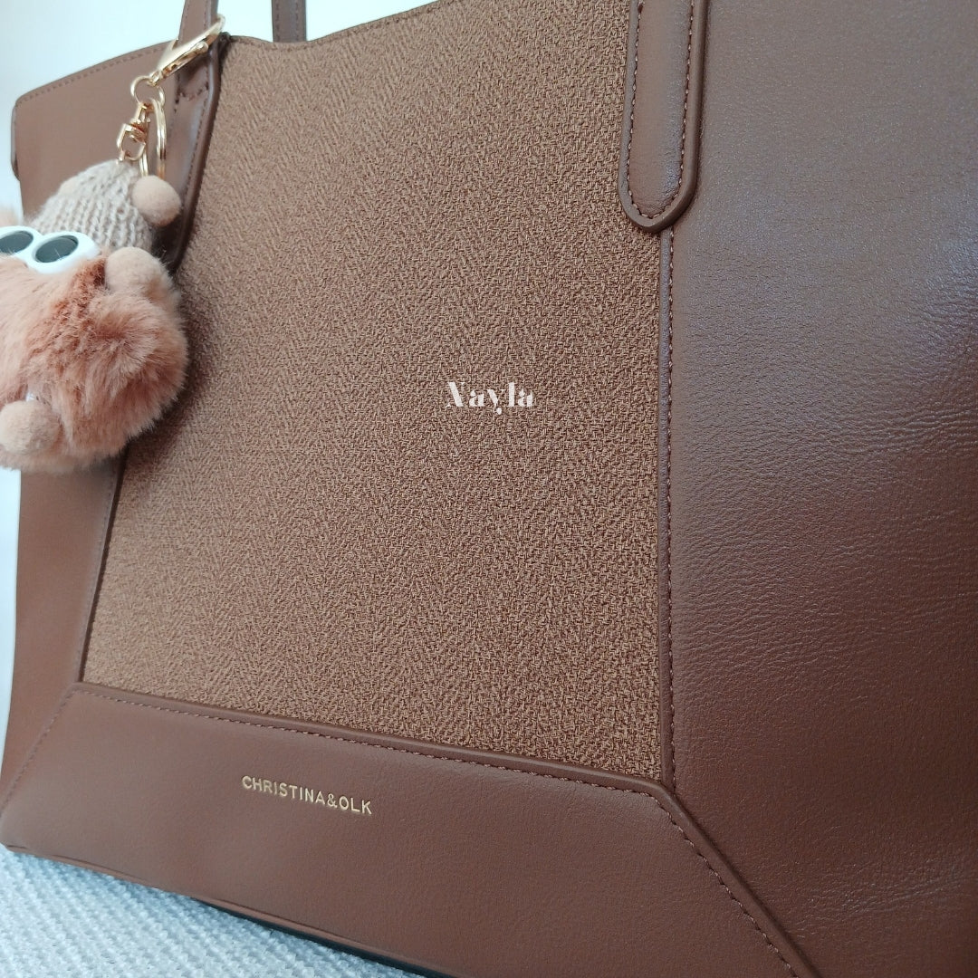 Sac à main Christina OLK - Marron