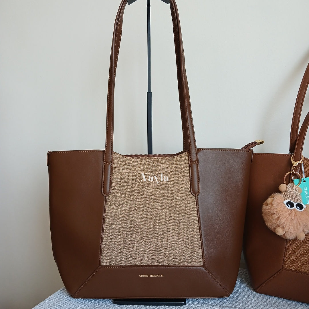 Sac à main Christina OLK - Marron Chocolat