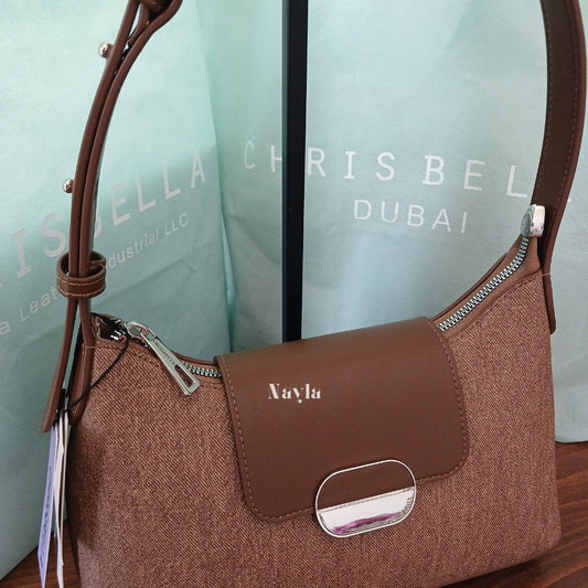 Sac porté épaule Chrisbella Original - Marron Chocolat