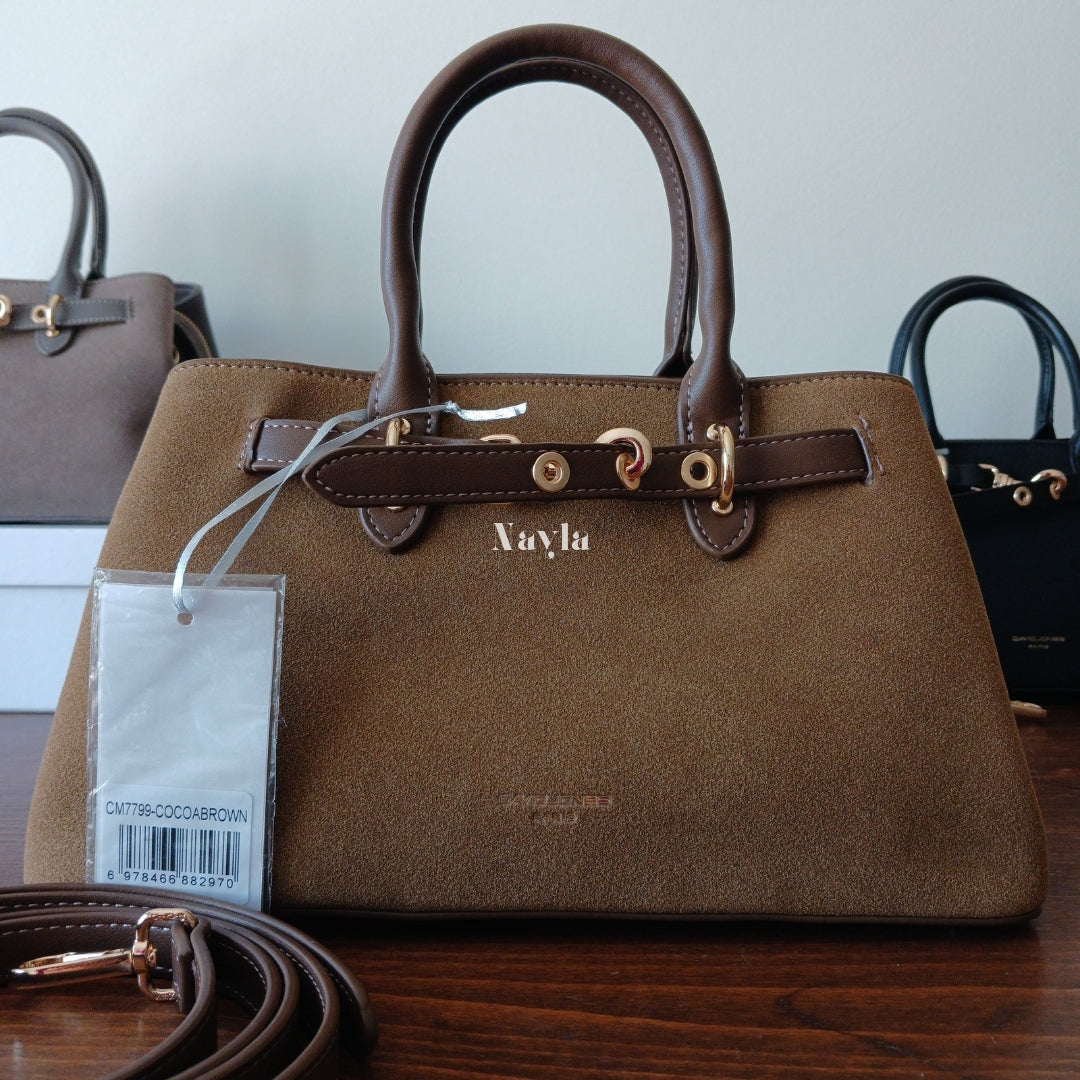 Sac à main David Jones CM7799 - Marron Chocolat