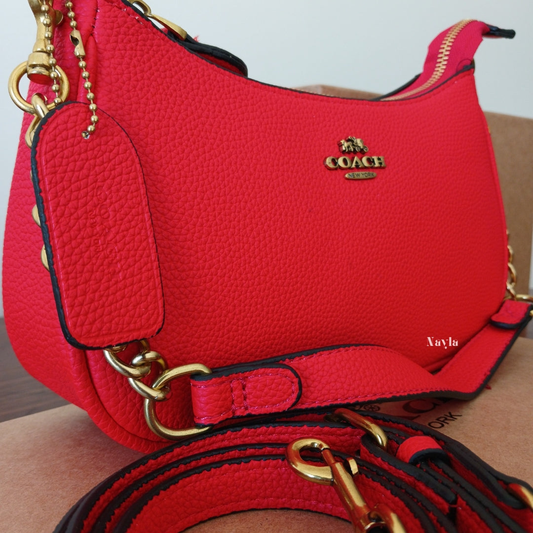 Sac porté épaule Teri - Rouge