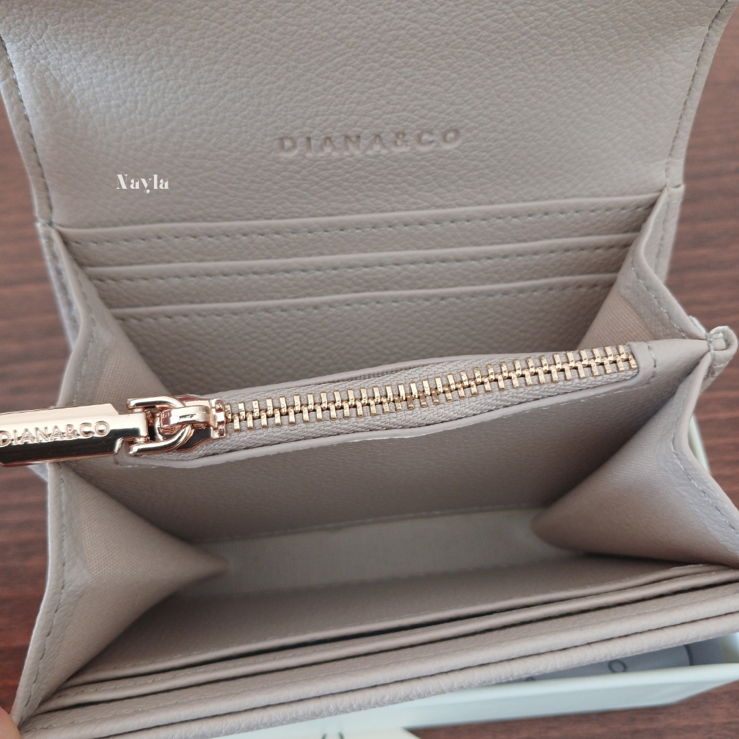 Porte-monnaie Fleuri Diana&Co - 797-2 Beige