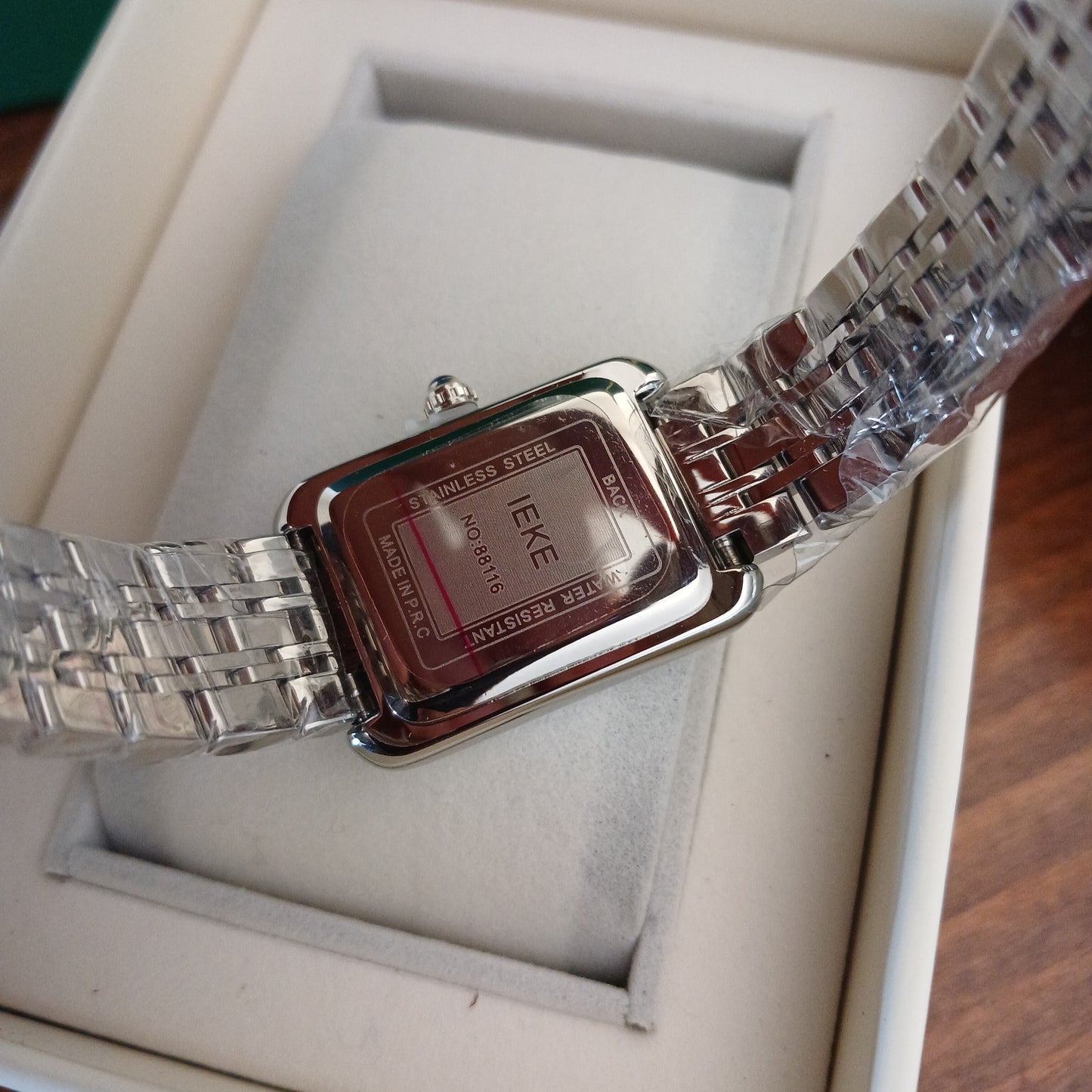 Montre IEKE Timeless - Argenté / Blanc