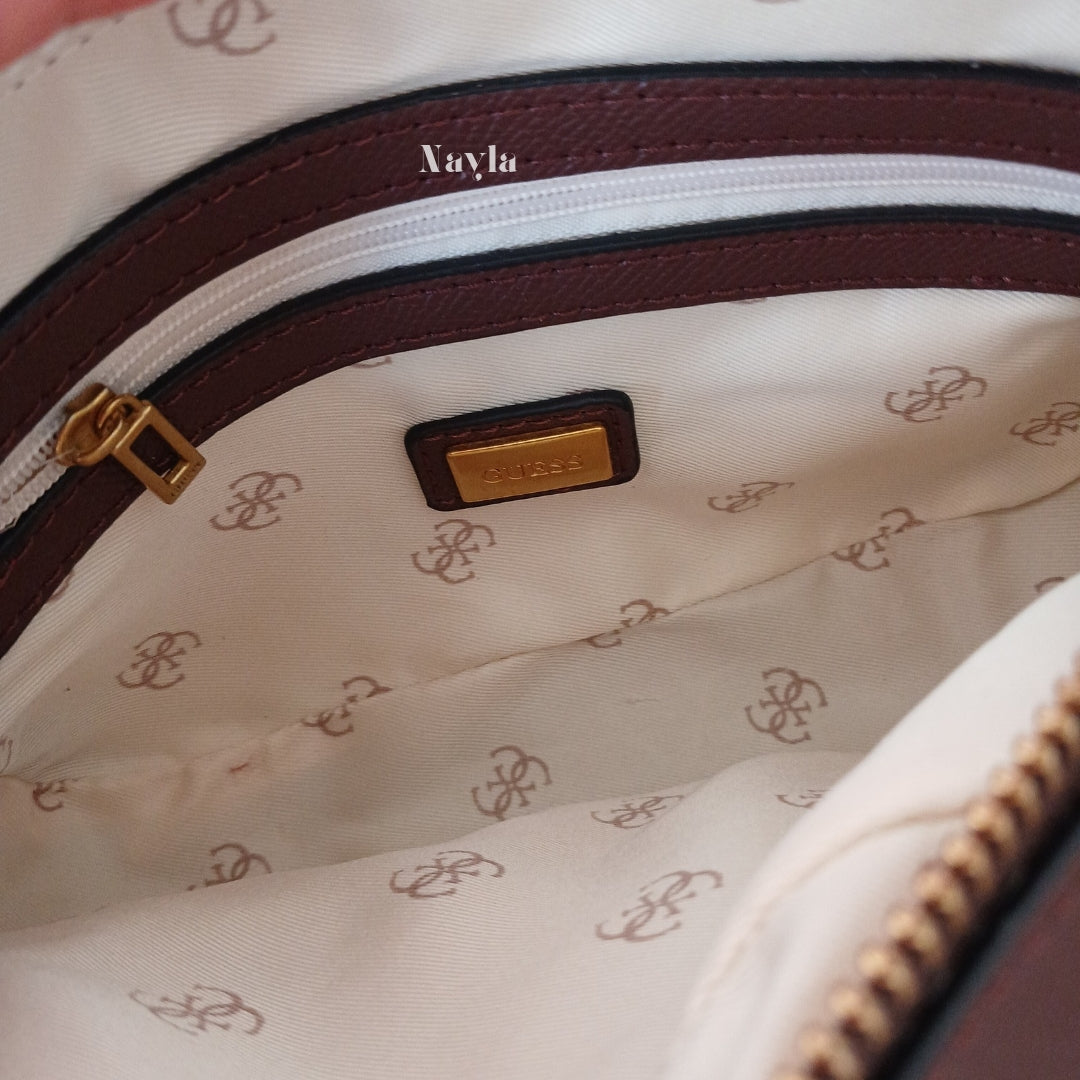 Camera Bag Guess  - Marron Chocolat