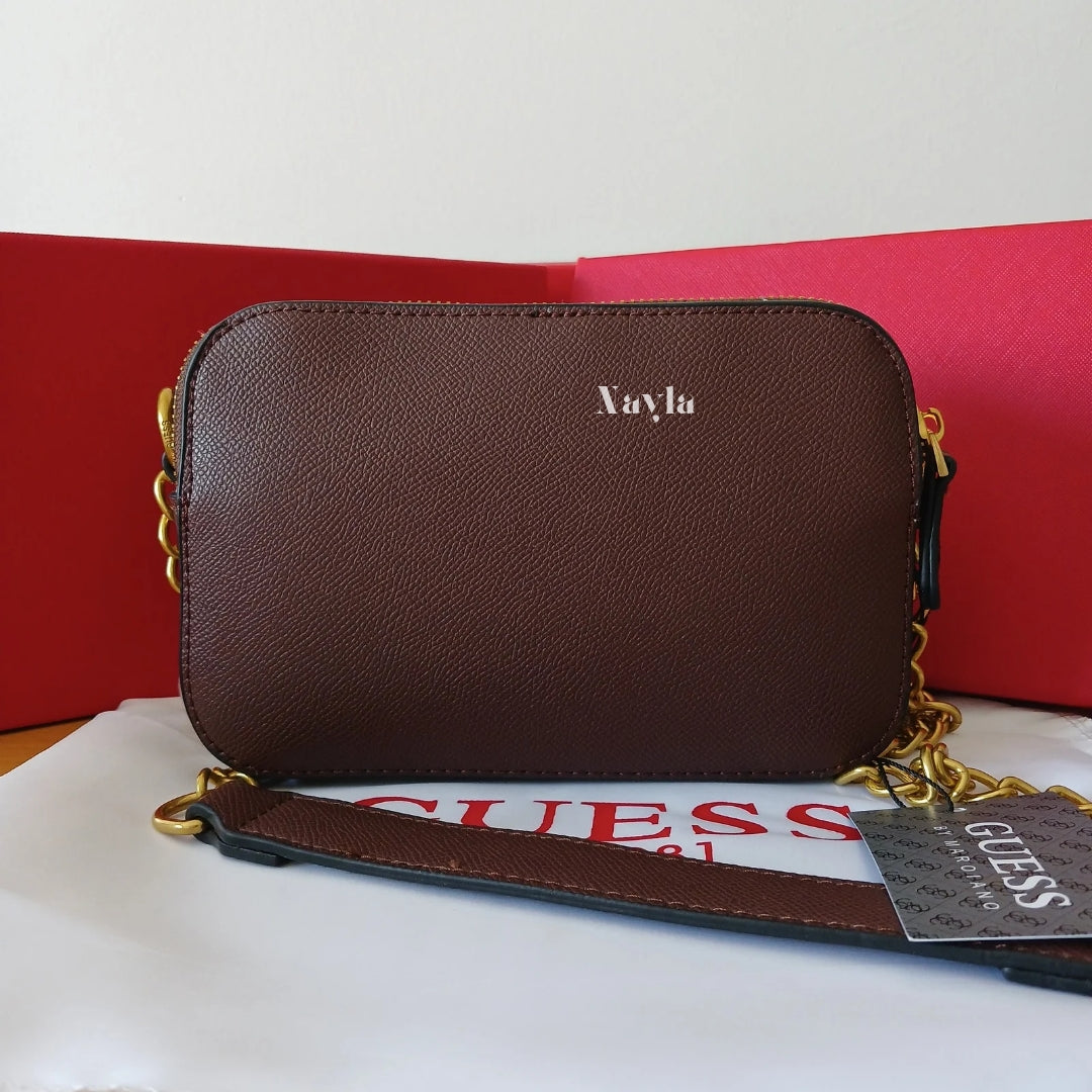 Camera Bag Guess  - Marron Chocolat