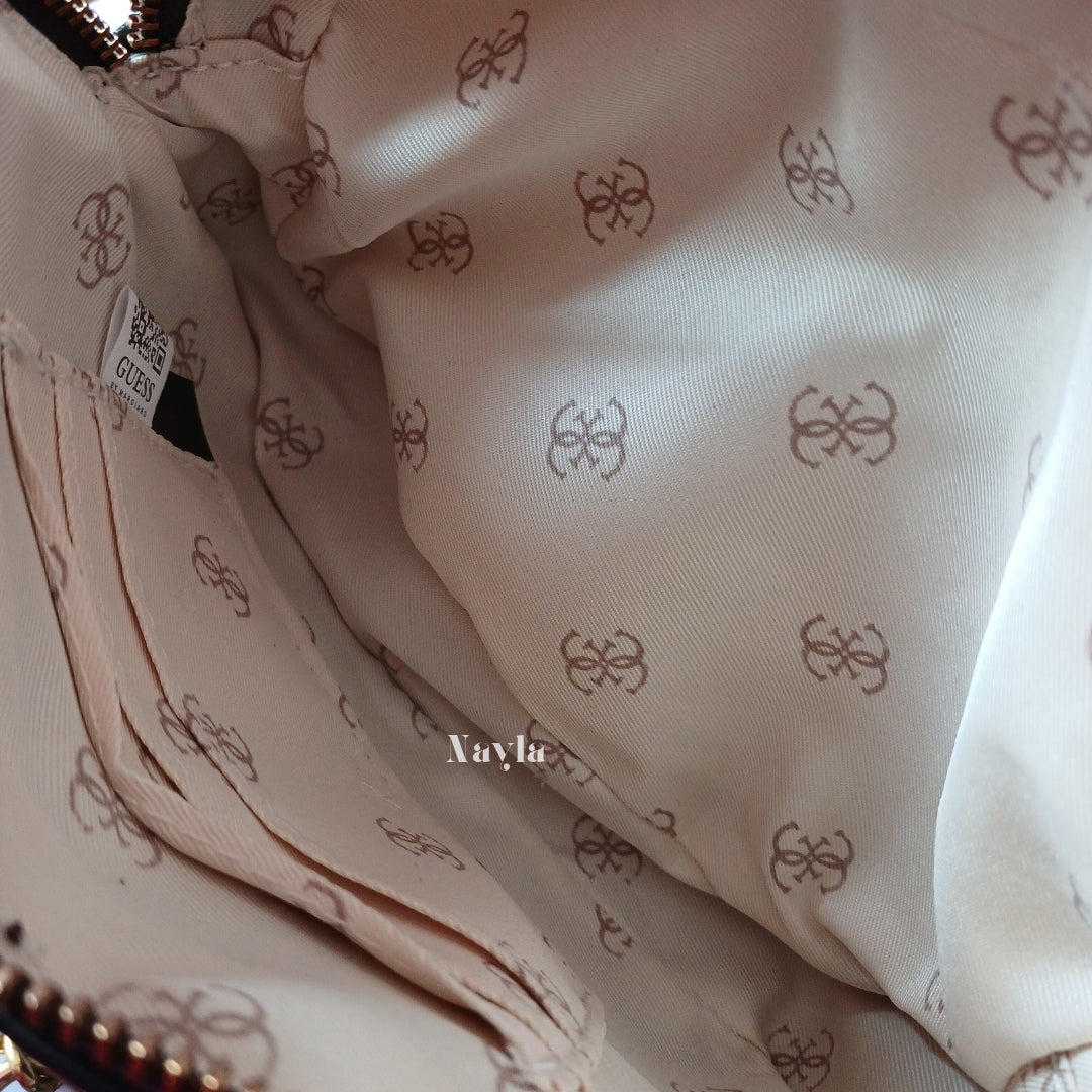 Camera Bag Guess matelassé - Coffee