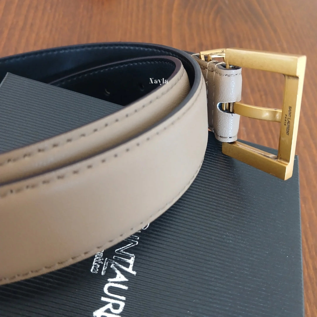 Ceinture Cassandre 3 cm - Beige