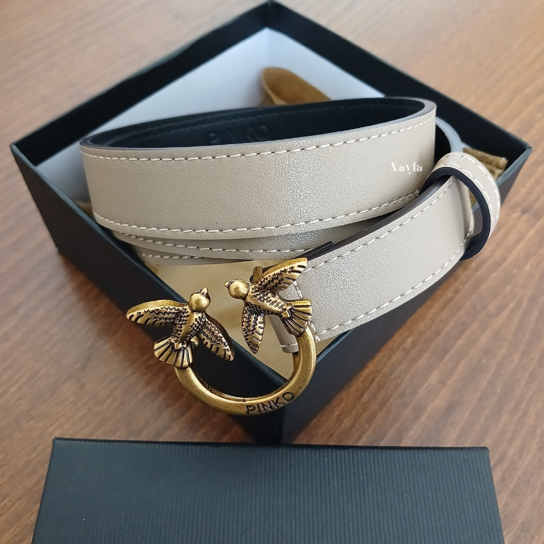 Ceinture PNK 2.5 cm - Beige