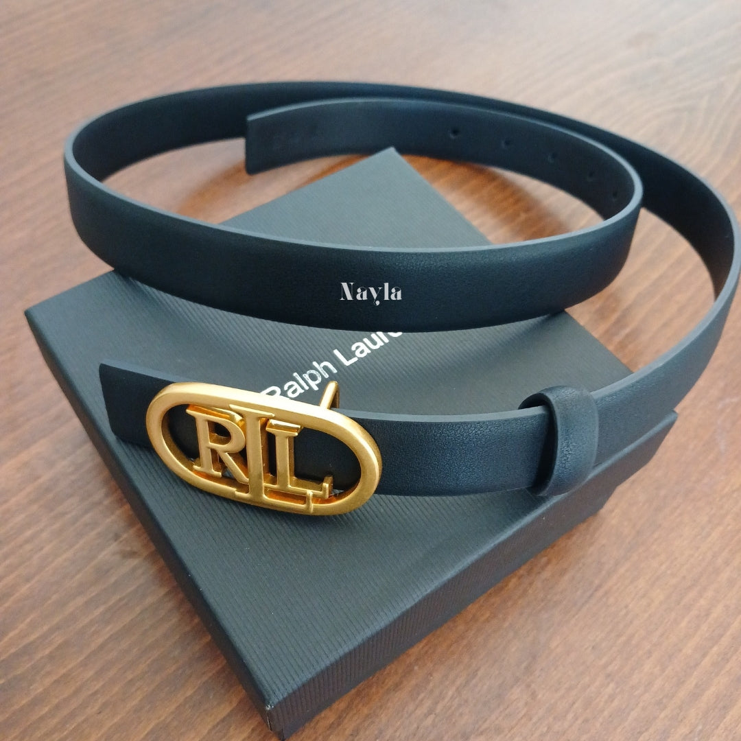 Ceinture Réversible RL - Full Black