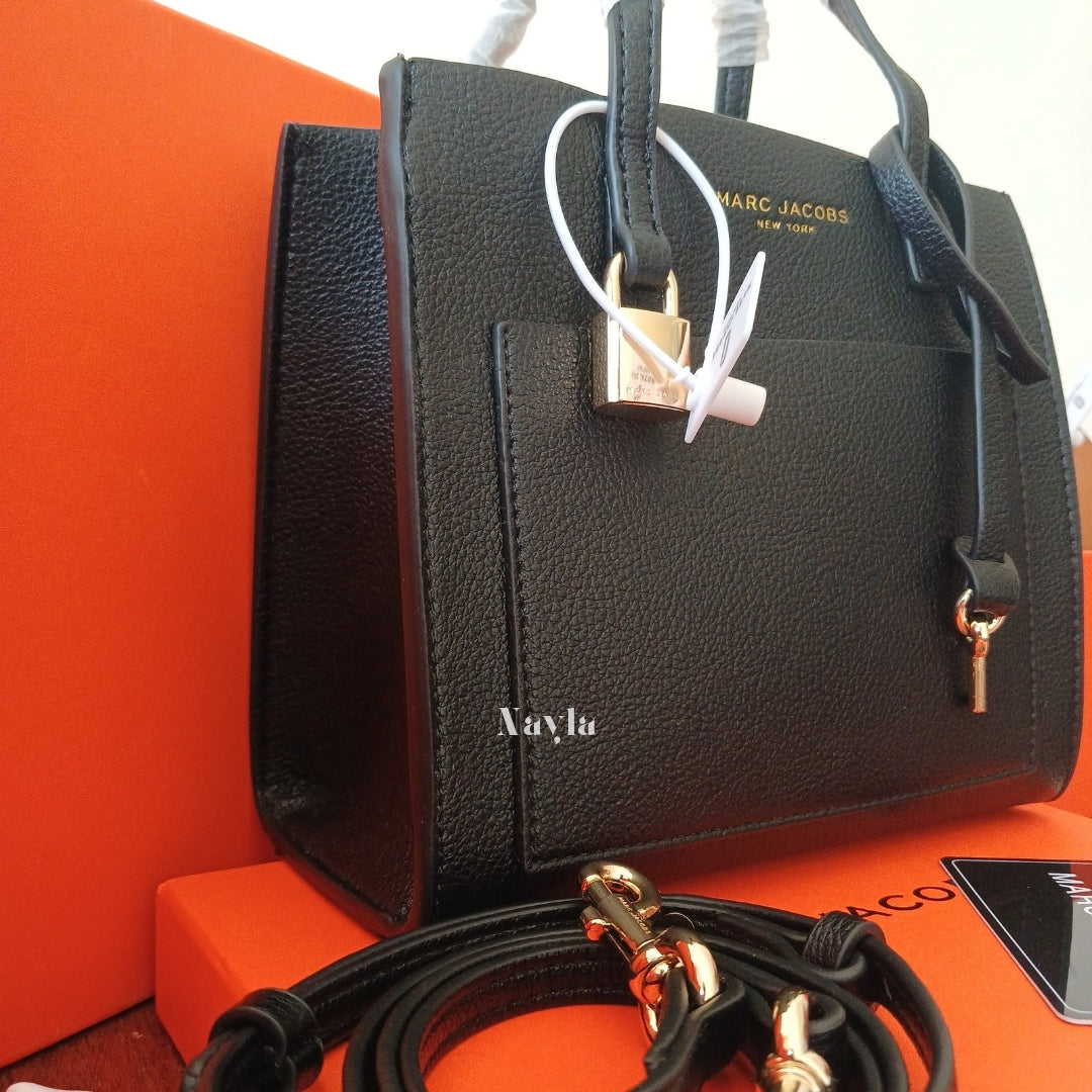 Mini Sac à main MJ - Noir