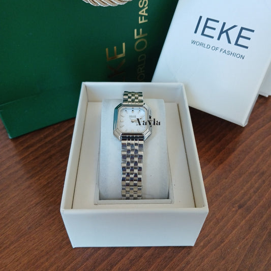 Montre IEKE Classique - Argenté / Blanc