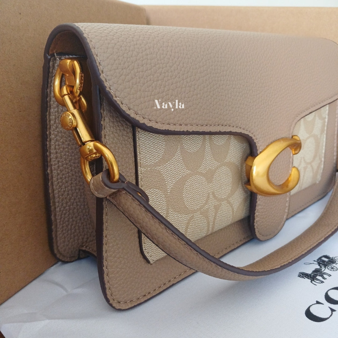 Sac Porté épaule Tabby 26 - Beige/Monogramme