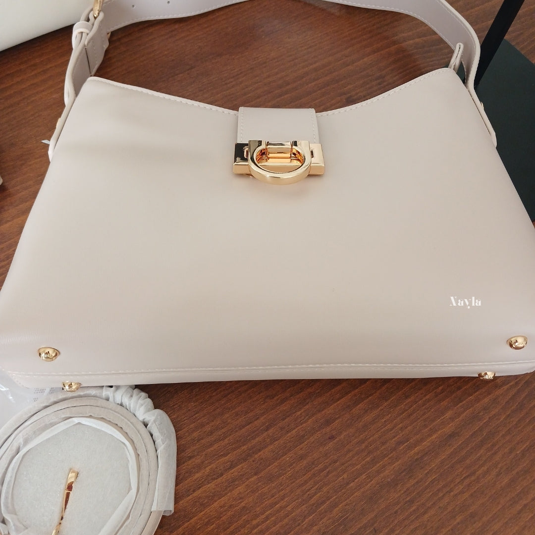 Sac porté épaule David Jones CM7418A - Rose Poudré