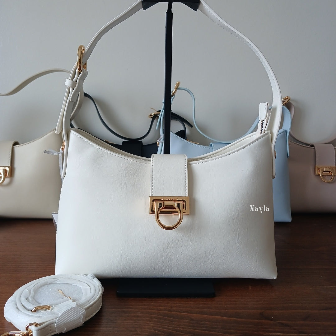 Sac porté épaule David Jones CM7418A - Blanc