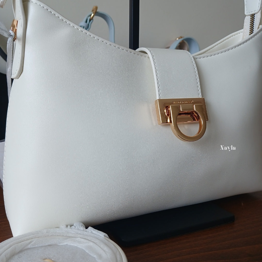 Sac porté épaule David Jones CM7418A - Blanc