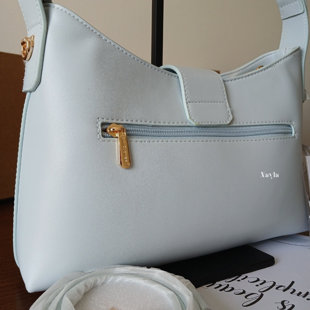 Sac porté épaule David Jones CM7418A - Bleu Ciel