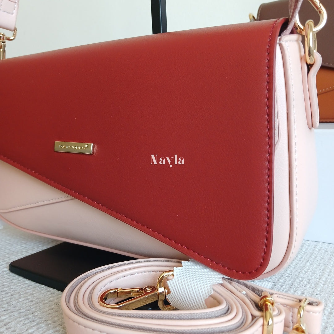 David Jones Original G1011 - Bordeaux/Rose Bébé