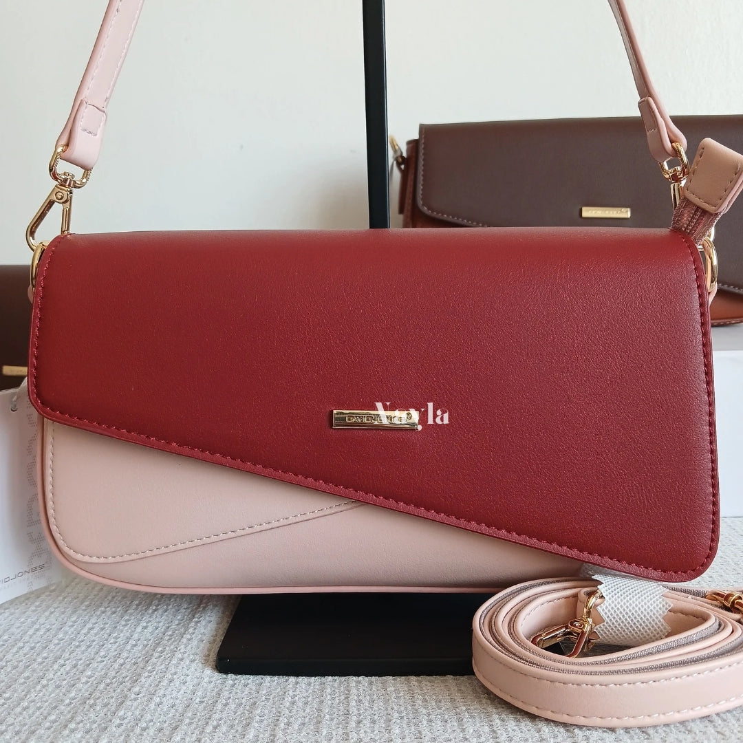 David Jones Original G1011 - Bordeaux/Rose Bébé