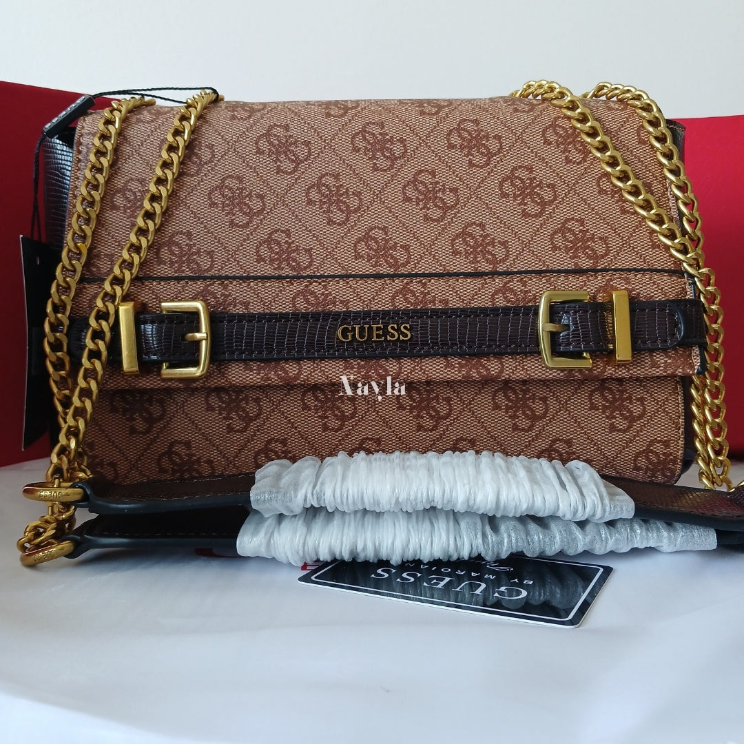 Sac à bandoulière Guess Monogramme