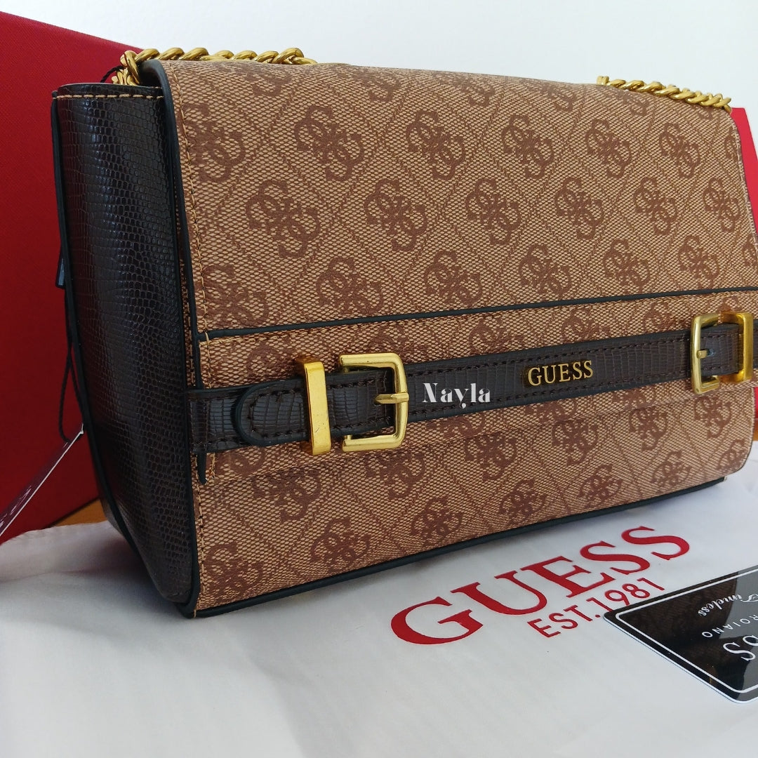 Sac à bandoulière Guess Monogramme