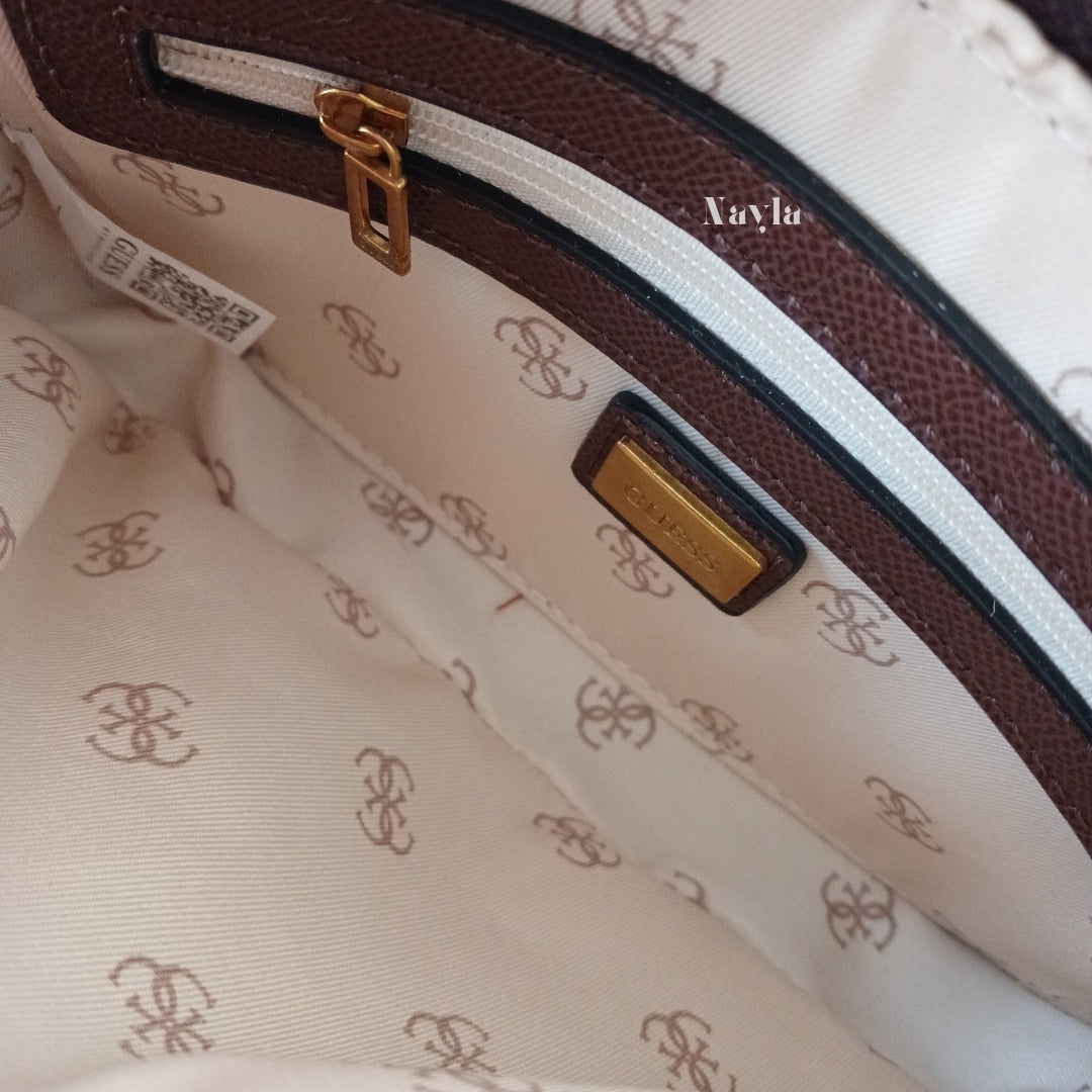 Sac à bandoulière Guess - Marron Chocolat
