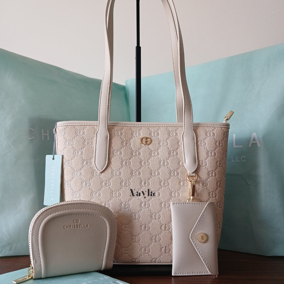 Sac à main Chrisbella Original - Blanc Cassé