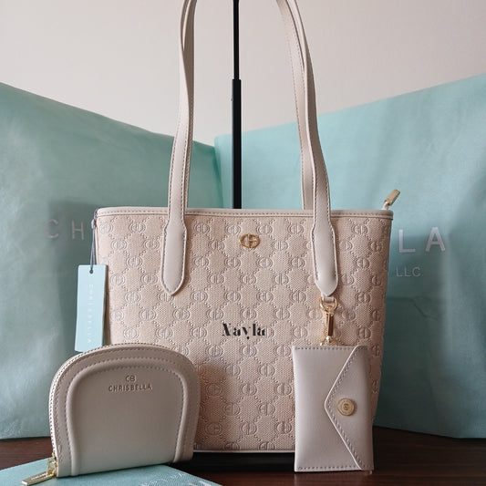 Sac à main Chrisbella Original - Blanc Cassé