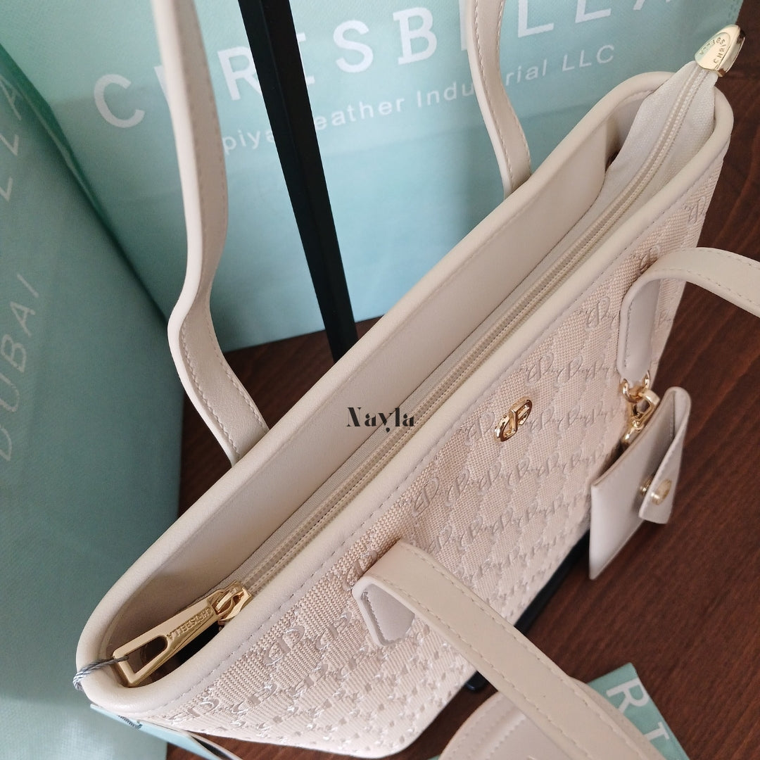 Sac à main Chrisbella Original - Blanc Cassé