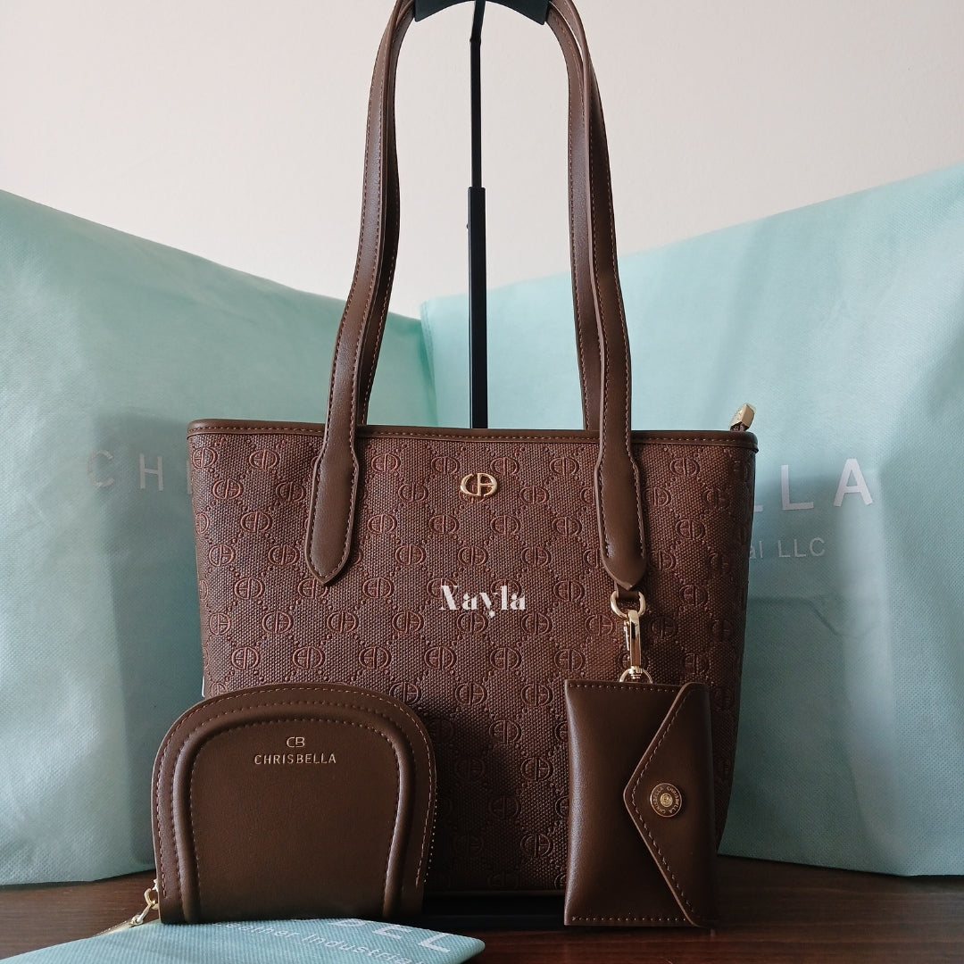 Sac à main Chrisbella Original - Marron Chocolat