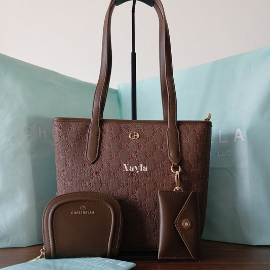 Sac à main Chrisbella Original - Marron Chocolat
