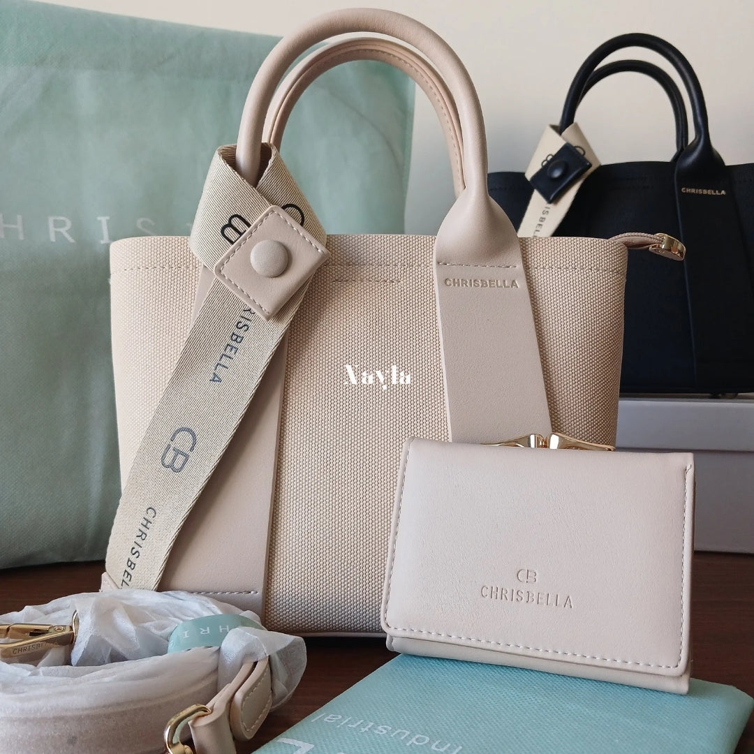 Sac à main Chrisbella - Blanc Cassé