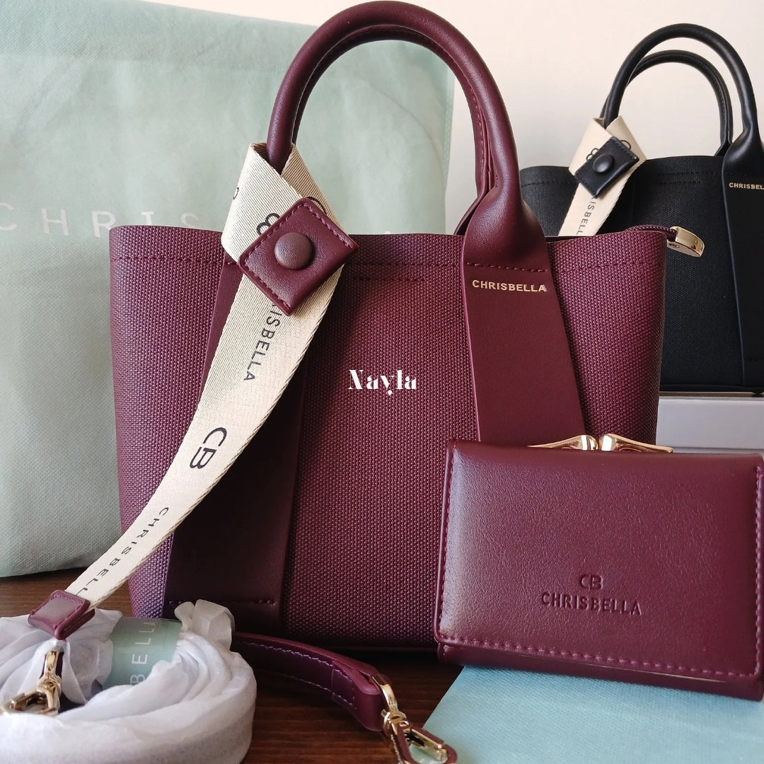 Sac à main Chrisbella - Bordeaux