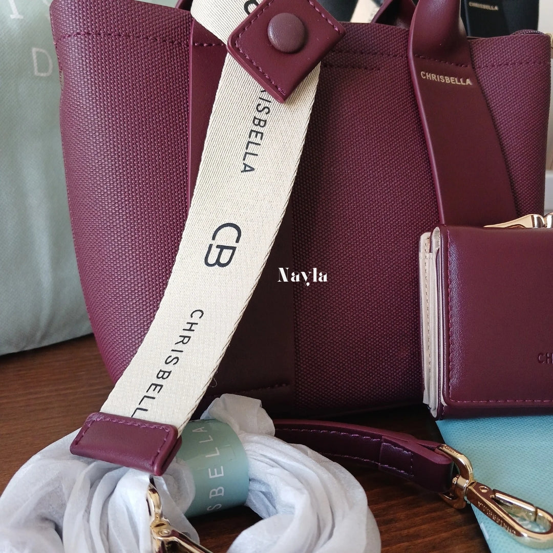 Sac à main Chrisbella - Bordeaux