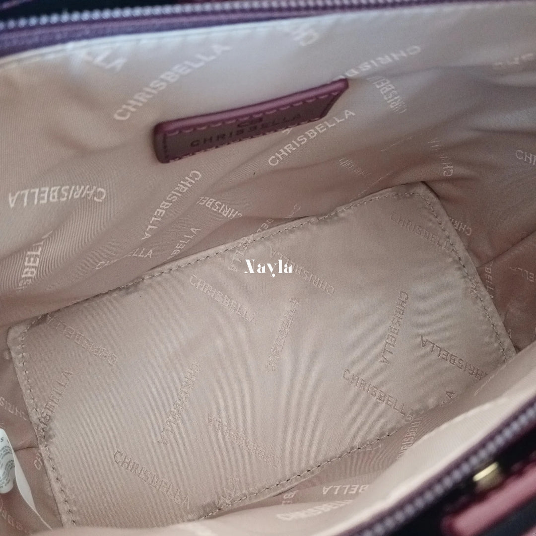 Sac à main Chrisbella - Bordeaux