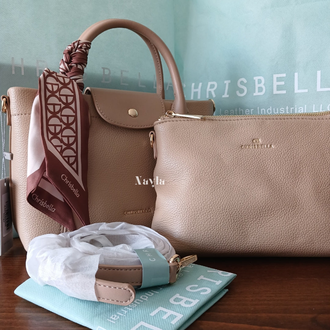 Sac à main Chrisbella Original 2en1 - Beige