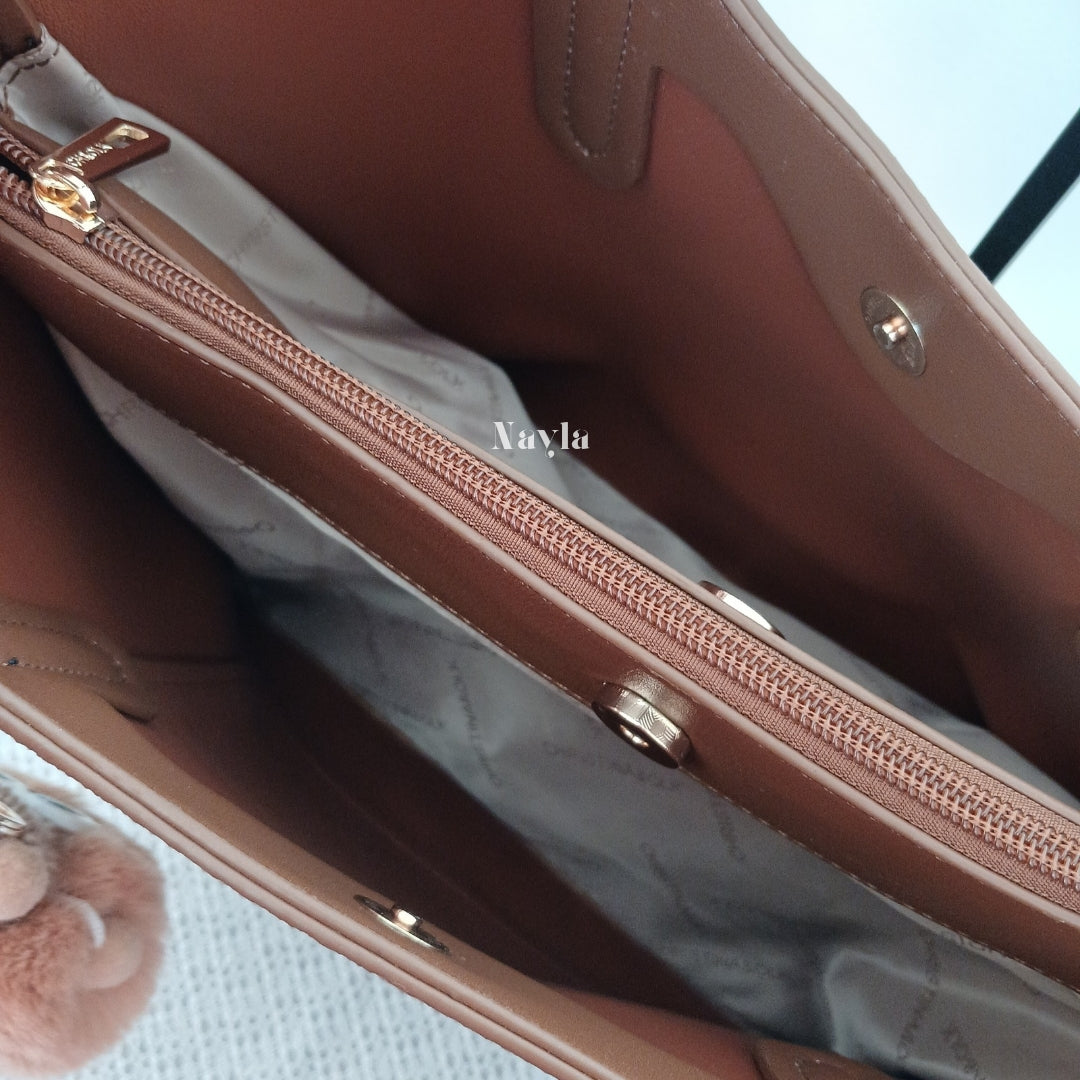 Sac à main Christina OLK - Marron