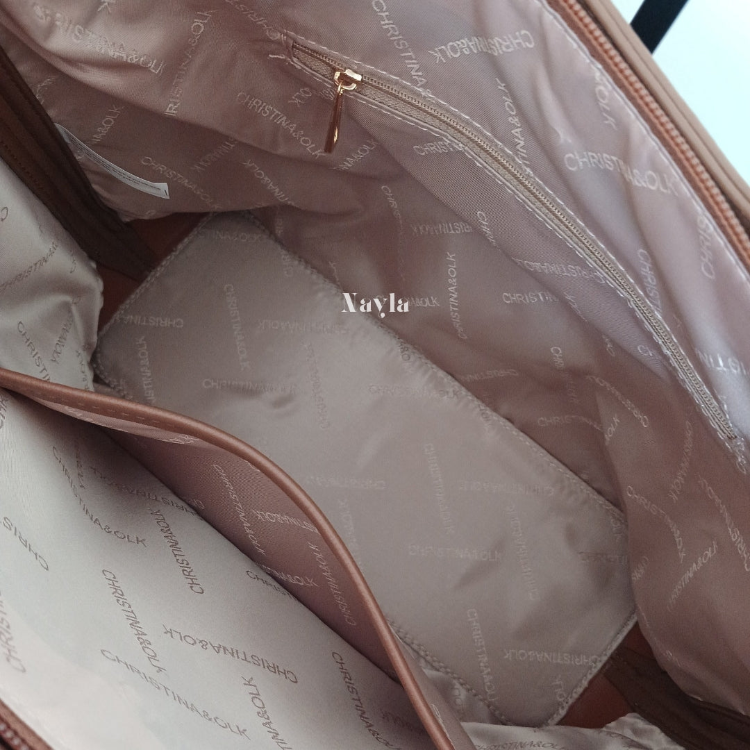 Sac à main Christina OLK - Marron