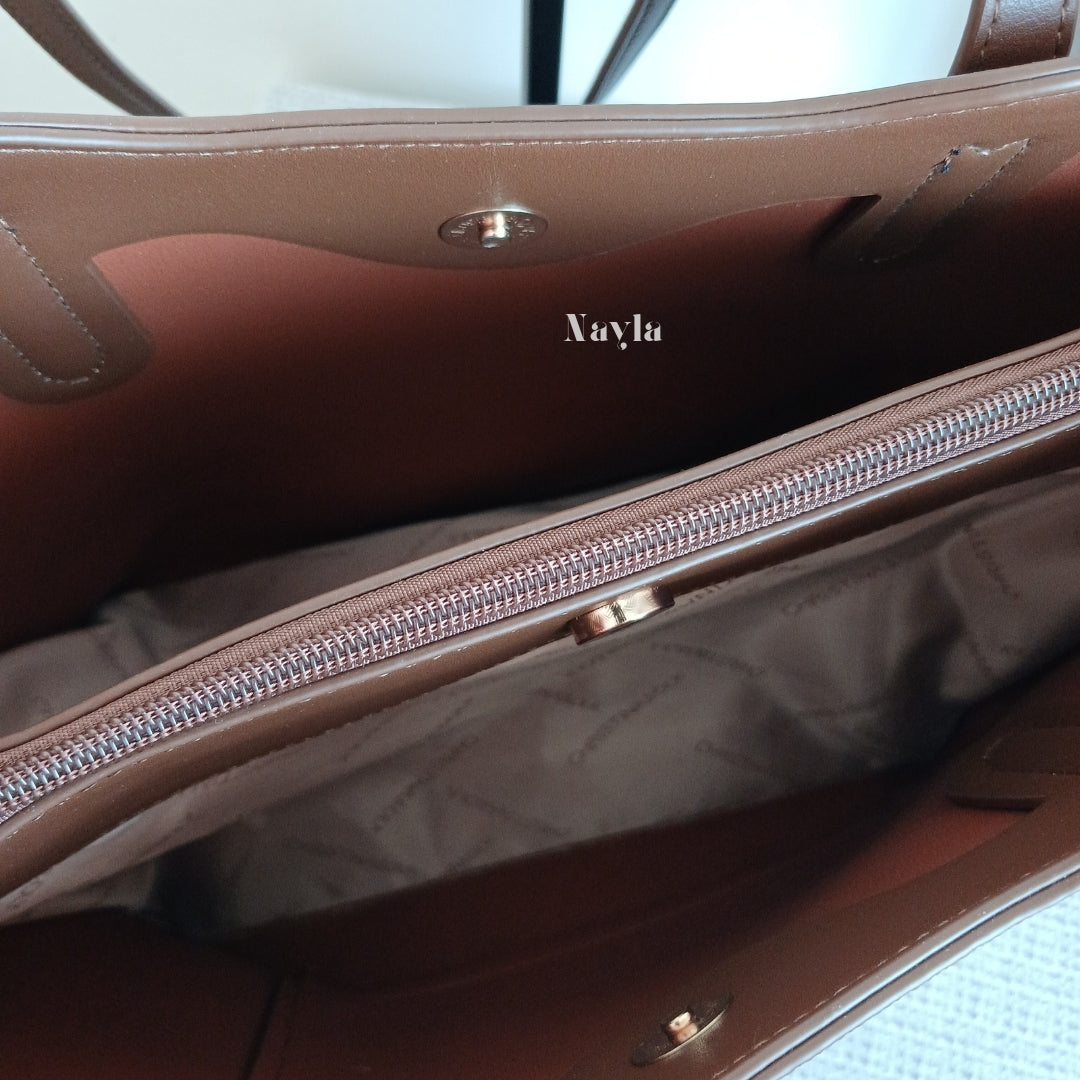 Sac à main Christina OLK - Marron Chocolat