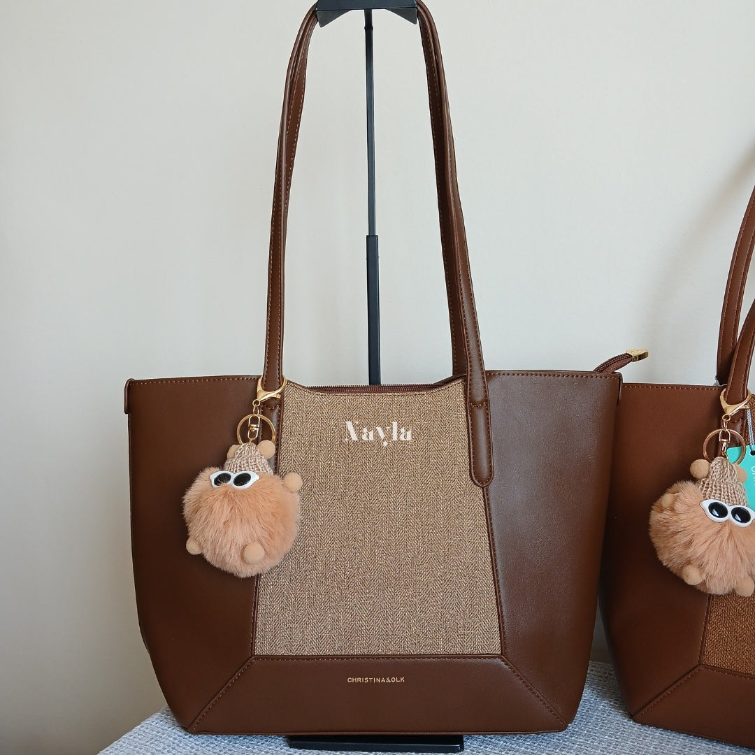 Sac à main Christina OLK - Marron Chocolat