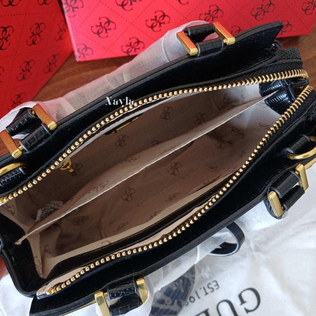 Sac à main Guess effet croco